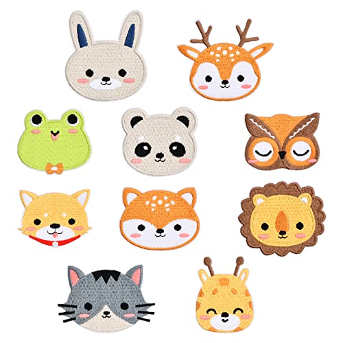 Laughhe 10Stück Patches Zum Aufbügeln, Tier Bügelflicken Patches Flicken Zum Aufbügeln Kinder, Bügelbilder Aufnäher Bestickte Aufnäher Bügelbilder Aufnäher DIY Kleidung Patches Reparieren Sie das Loch Laughhe 10Stück Patches Zum Aufbügeln, Tier Bügelflicken Patches Flicken Zum Aufbügeln Kinder, Bügelbilder Aufnäher Bestickte Aufnäher Bügelbilder Aufnäher DIY Kleidung Patches Reparieren Sie das Loch von Laughhe