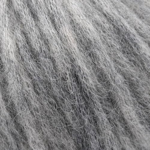 Aran/Kammgarn, Alpaka, Merinowolle und Polyamid-Mischgewebe, geblasenes Garn, 50 g, Alpaca Cloud 078 Levant Grey Aran/Kammgarn, Alpaka, Merinowolle und Polyamid-Mischgewebe, geblasenes Garn, 50 g, Alpaca Cloud 078 Levant Grey von Laughing Hens