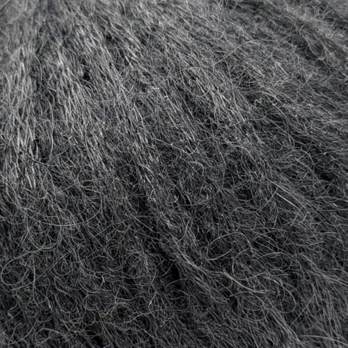 Aran/Kammgarn, Alpaka, Merinowolle und Polyamid-Mischgewebe, geblasenes Garn, 50 g, Alpaca Cloud 080 Tornado-Grau Aran/Kammgarn, Alpaka, Merinowolle und Polyamid-Mischgewebe, geblasenes Garn, 50 g, Alpaca Cloud 080 Tornado-Grau von Laughing Hens