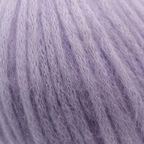 Aran/Kammgarn, Alpaka, Merinowolle und Polyamid-Mischgewebe, geblasenes Garn, 50 g, Alpaca Cloud 090 Mistral Purple Aran/Kammgarn, Alpaka, Merinowolle und Polyamid-Mischgewebe, geblasenes Garn, 50 g, Alpaca Cloud 090 Mistral Purple von Laughing Hens