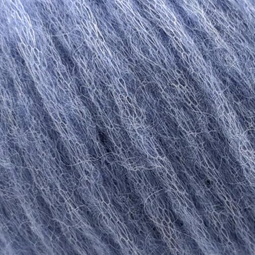 Aran/Kammgarn, Alpaka, Merinowolle und Polyamid-Mischgewebe, geblasenes Garn, 50 g, Alpaca Cloud 102 Cirrus Blue Aran/Kammgarn, Alpaka, Merinowolle und Polyamid-Mischgewebe, geblasenes Garn, 50 g, Alpaca Cloud 102 Cirrus Blue von Laughing Hens