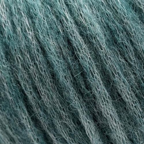 Aran/Kammgarn, Alpaka, Merinowolle und Polyamid-Mischgewebe, geblasenes Garn, 50 g, Alpaca Cloud 107 Bora Teal Aran/Kammgarn, Alpaka, Merinowolle und Polyamid-Mischgewebe, geblasenes Garn, 50 g, Alpaca Cloud 107 Bora Teal von Laughing Hens