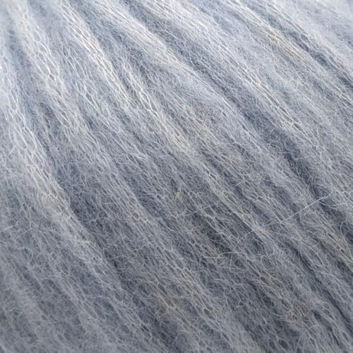 Aran/Kammgarn, Alpaka, Merinowolle und Polyamid-Mischgewebe, geblasenes Garn, 50 g, Alpaca Cloud 111 Air Blue Aran/Kammgarn, Alpaka, Merinowolle und Polyamid-Mischgewebe, geblasenes Garn, 50 g, Alpaca Cloud 111 Air Blue von Laughing Hens