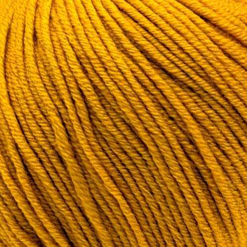 Doppelstrickgewicht (DK), 100 % Superwash feine Merinowolle, Strick- und Häkelgarn, reine Merinowolle, DK 3316, Gelb von Laughing Hens