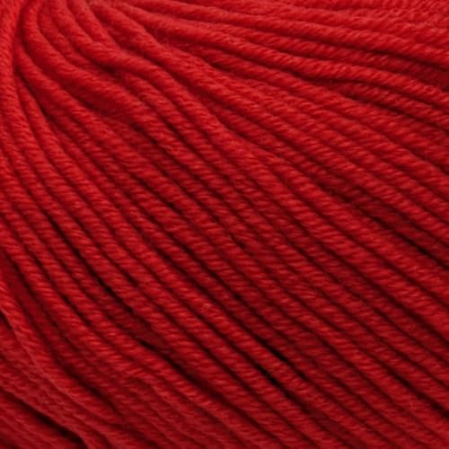 Doppelstrickgewicht (DK), 100 % Superwash feine Merinowolle, Strick- und Häkelgarn, reine Merinowolle, DK 3319 Tomato von Laughing Hens