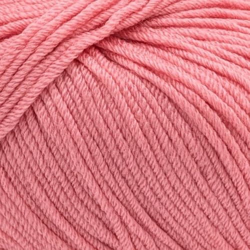 Doppelstrickgewicht (DK), 100 % Superwash feine Merinowolle, Strick- und Häkelgarn, reine Merinowolle, DK 3322 Petal Pink von Laughing Hens