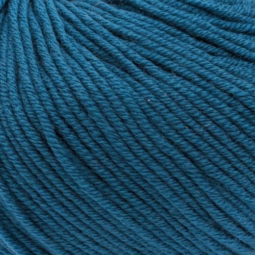 Double Knit-Weight (DK), 100% Superwash feine Merinowolle Strick- und Häkelgarn - Reine Merino DK 3328 Petrolblau von Laughing Hens
