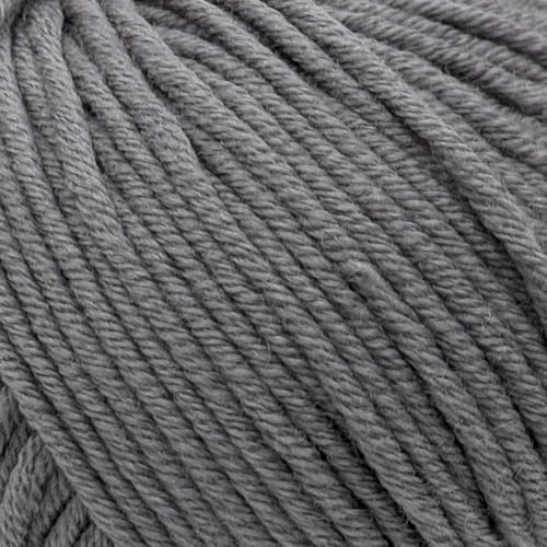 Kammgarn, 100 % Superwash feine Merinowolle, Strick- und Häkelgarn, mulesing-frei, 50 g, reines Merino Aran 3657 Zinn Kammgarn, 100 % Superwash feine Merinowolle, Strick- und Häkelgarn, mulesing-frei, 50 g, reines Merino Aran 3657 Zinn von Laughing Hens