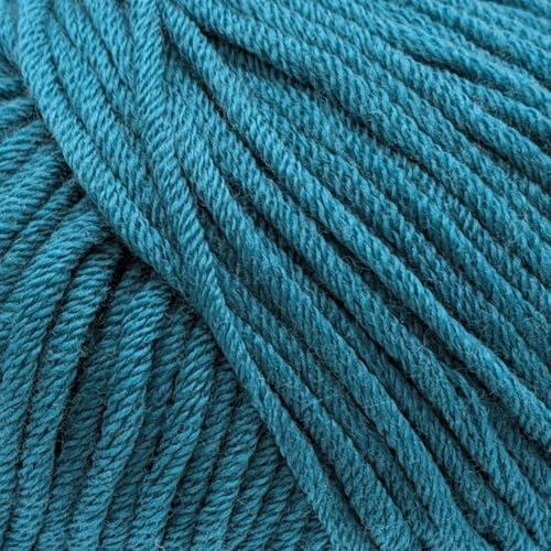 Kammgarn/Aran-Weight 100% Superwash feine Merinowolle Strick- und Häkelgarn, mulesing-frei, 50 g - Purely Merino Aran 3674 Teal Kammgarn/Aran-Weight 100% Superwash feine Merinowolle Strick- und Häkelgarn, mulesing-frei, 50 g - Purely Merino Aran 3674 Teal von Laughing Hens