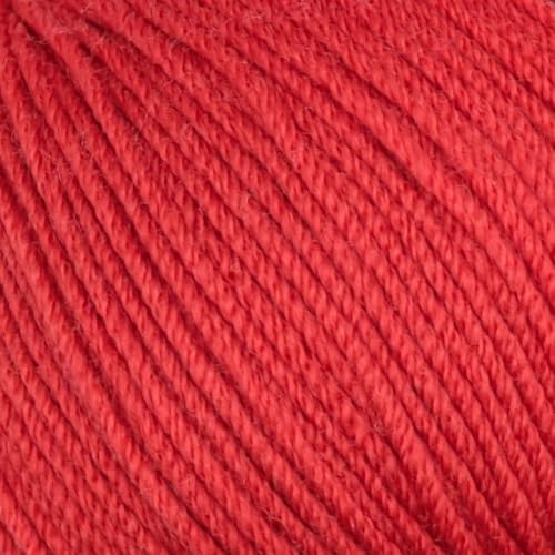 Premium 100% Mulesing-frei, Superwash Merinowolle, Sport-Weight Strick- und Häkelgarn, 50 g, Bambino Merino 338 Whippersnapper, Rot Premium 100% Mulesing-frei, Superwash Merinowolle, Sport-Weight Strick- und Häkelgarn, 50 g, Bambino Merino 338 Whippersnapper, Rot von Laughing Hens