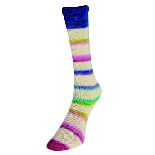 Super Sock 06 Spring Superwash 4-lagiges Sockengarn, Wolle und Nylon, mehrfarbig, Wolle und Nylon, 100 g Super Sock 06 Spring Superwash 4-lagiges Sockengarn, Wolle und Nylon, mehrfarbig, Wolle und Nylon, 100 g von Laughing Hens