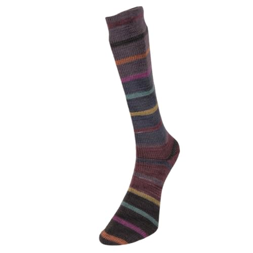 Super Sock 13 Seymour Superwash 4-lagiges Sockengarn, Wolle und Nylon, mehrfarbig, Wolle und Nylon, 100 g von Laughing Hens