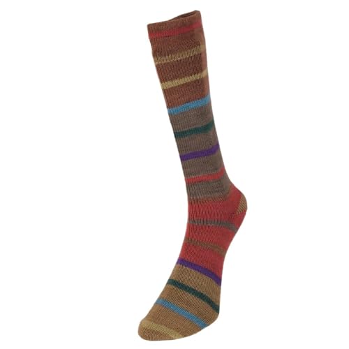 Super Sock 15 Howard Superwash 4-lagiges Sockengarn, Wolle und Nylon, mehrfarbig, Wolle und Nylon, 100 g von Laughing Hens