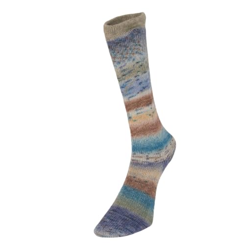 Super Sock 19 Parade Superwash 4-lagiges Sockengarn, Wolle und Nylon, mehrfarbig, Wolle und Nylon, 100 g von Laughing Hens