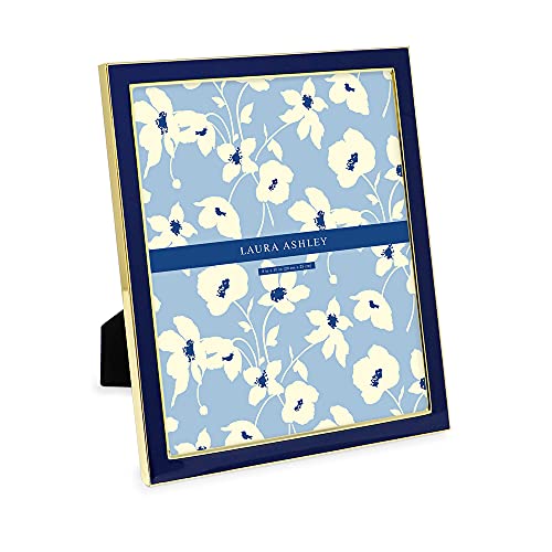 Laura Ashley 20,3 x 25,4 cm, marineblauer Emaille-Bilderrahmen, goldfarbener Metallrand mit Staffelei, für Arbeitsplatte, Arbeitsplatte, Arbeitsplatte, Tischdisplay, Bücherregal, Schreibtisch, Wanddekoration, Fotogalerie (20,3 x 25,4 cm, Marineblau mit Gold) Laura Ashley 20,3 x 25,4 cm, marineblauer Emaille-Bilderrahmen, goldfarbener Metallrand mit Staffelei, für Arbeitsplatte, Arbeitsplatte, Arbeitsplatte, Tischdisplay, Bücherregal, Schreibtisch, Wanddekoration, Fotogalerie (20,3 x 25,4 cm, Marineblau mit Gold) von Laura Ashley