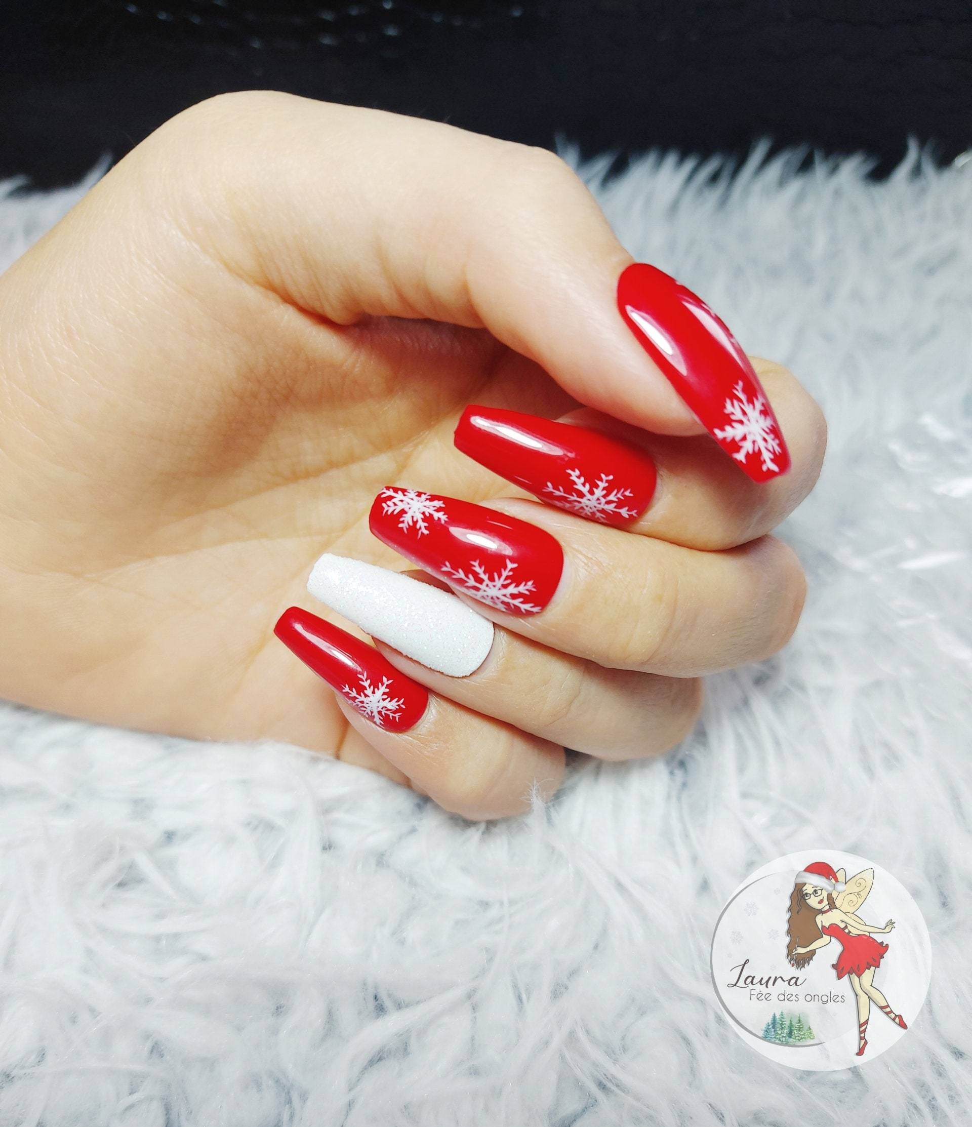 Wiederverwendbare Individuelle Kunstnägel | Press On Nails, 10Er-Set, Weihnachtskollektion 2021 Wiederverwendbare Individuelle Kunstnägel | Press On Nails, 10Er-Set, Weihnachtskollektion 2021 von LauraFeeDesOngles