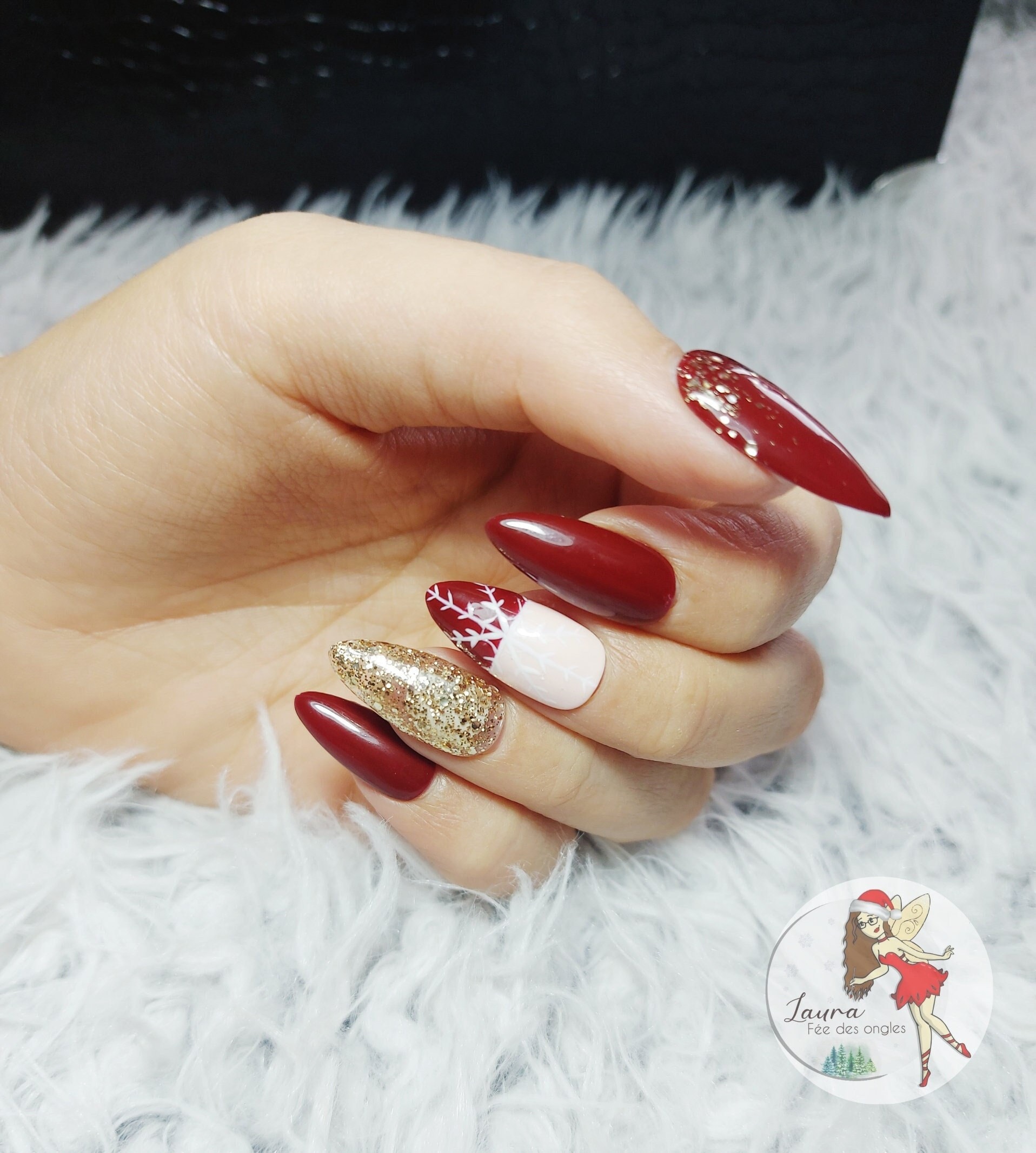 Wiederverwendbare Individuelle Kunstnägel | Press On Nails, 10Er-Set, Weihnachtskollektion 2021 Wiederverwendbare Individuelle Kunstnägel | Press On Nails, 10Er-Set, Weihnachtskollektion 2021 von LauraFeeDesOngles
