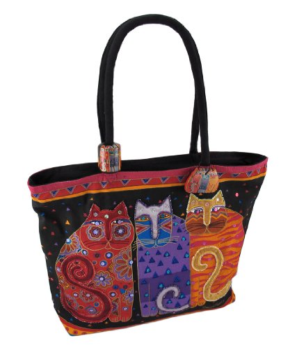 Zeckos Laurel Burch Feline Friends Schulter-Reißverschluss, 48 x 12 x 38 cm Zeckos Laurel Burch Feline Friends Schulter-Reißverschluss, 48 x 12 x 38 cm von Zeckos