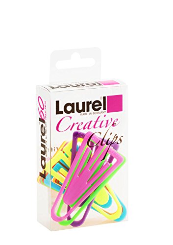 Laurel 1316-97 Plastiklips 60 mm aus Polystyrol, Leuchtfarben sortiert von Laurel