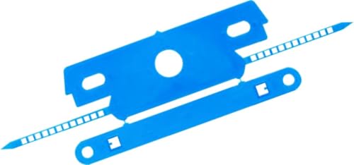 Laurel Abheftstreifen mit Deckschiene 80mm Kunststoff VE=100 Stück blau von Laurel