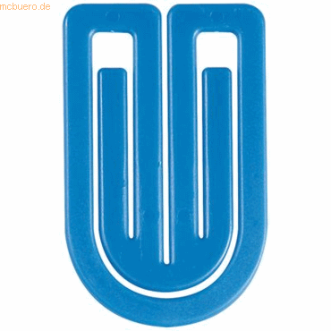 Laurel Büroklammern King Klip 50mm VE=100 Stück blau von Laurel