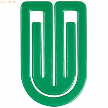 Laurel Büroklammern King Klip 50mm VE=100 Stück grün von Laurel