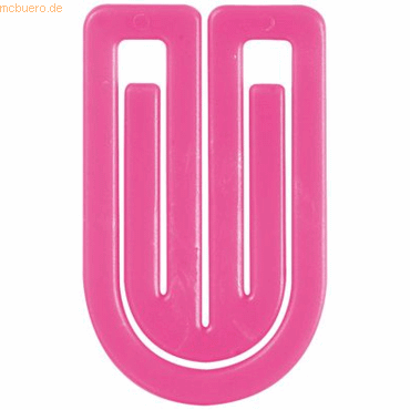 Laurel Büroklammern King Klip 50mm VE=100 Stück pink von Laurel