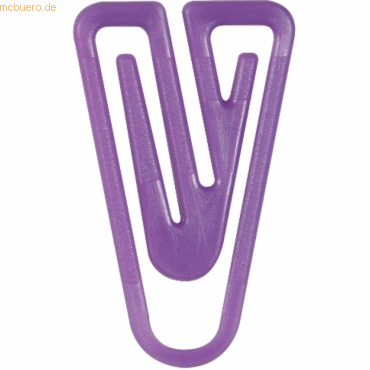 Laurel Büroklammern LaurelClip 30mm VE=1000 Stück violett von Laurel