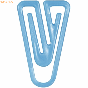 Laurel Büroklammern LaurelClip 30mm VE=250 Stück hellblau von Laurel