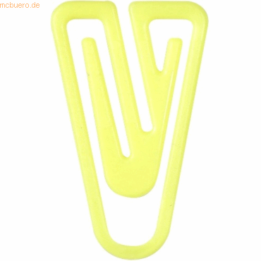 Laurel Büroklammern LaurelClip 30mm VE=250 Stück hellgelb von Laurel