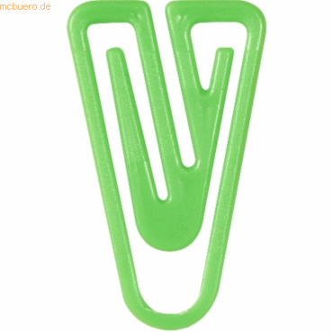 Laurel Büroklammern LaurelClip 30mm VE=250 Stück hellgrün von Laurel