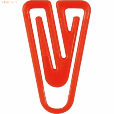 Laurel Büroklammern LaurelClip 30mm VE=250 Stück hellrot von Laurel