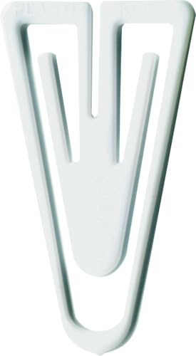 Laurel Büroklammern Plastiklips 25mm VE=500 Stück weiß von Laurel