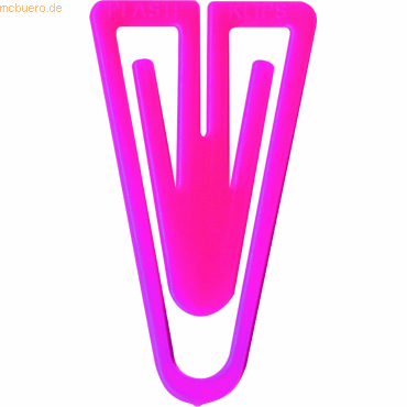 Laurel Büroklammern Plastiklips 35mm VE=1000 Stück pink Laurel Büroklammern Plastiklips 35mm VE=1000 Stück pink von Laurel