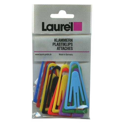 Laurel Büroklammern Plastiklips 60mm VE=10 Stück Grund- und Leuchtfarben sortiert Laurel Büroklammern Plastiklips 60mm VE=10 Stück Grund- und Leuchtfarben sortiert von Laurel