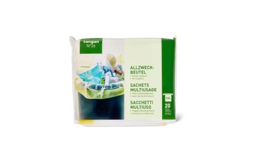 Müllbeutel Allzweckbeutel Reißfeste Müllbeutel mit Zugband 55L Einzeln gefaltet - 1 Packung x 20 Beutel Müllbeutel Allzweckbeutel Reißfeste Müllbeutel mit Zugband 55L Einzeln gefaltet - 1 Packung x 20 Beutel von Lauroo