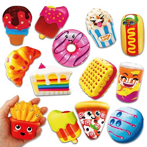 Lavatelli - Set mit 13 Stück Squishy Toys in Form von Lebensmitteln, Mitgebsel Kindergeburtstag und Geschenke, 8 cm, Spiele, Gadgets, Geschenke und Geschenkideen für Jungen und Mädchen Lavatelli - Set mit 13 Stück Squishy Toys in Form von Lebensmitteln, Mitgebsel Kindergeburtstag und Geschenke, 8 cm, Spiele, Gadgets, Geschenke und Geschenkideen für Jungen und Mädchen von Lavatelli