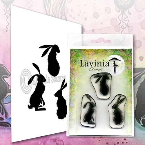 Lavinia Stamps, Clear Stamp - Wild Hares Set Large von Lavinia Stamps