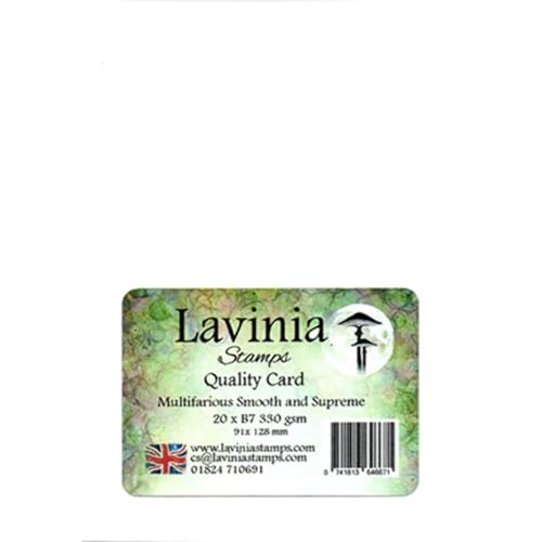 Lavinia Stamps, Multifarious Card B7, 20 Bögen, White, 330g/m² Lavinia Stamps, Multifarious Card B7, 20 Bögen, White, 330g/m² von Lavinia Stamps