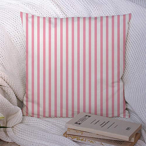 Kissenbezüge oder Geschenk, Pinselstreifen, abstrakte Familienstruktur, Sammelalbum, strukturiert, gestreift, blanko, rosa Texturen, Polyester-Kissenbezug, Kissenbezug für Couch, Sofa, Dekorationen, von Lawenp