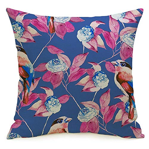 Kissenbezug Kissenbezug Garten Wilde Vögel Vintage Aquarell Muster Rot Dekoration Tiere Orange Wildtiere Geschenkpapier Gemütliches Leinen Quadratisch Dekorativer Überwurf Kissenbezüge für Couch Bet Kissenbezug Kissenbezug Garten Wilde Vögel Vintage Aquarell Muster Rot Dekoration Tiere Orange Wildtiere Geschenkpapier Gemütliches Leinen Quadratisch Dekorativer Überwurf Kissenbezüge für Couch Bet von Lawenp