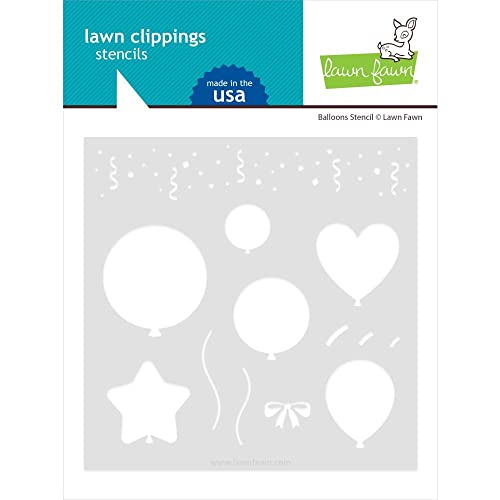 Lawn Clippings Stencils-Balloons von Lawn Fawn