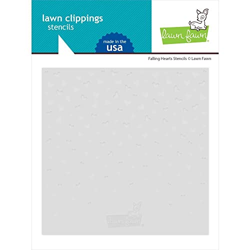 Lawn Clippings Stencils-Falling Hearts Lawn Clippings Stencils-Falling Hearts von Lawn Fawn