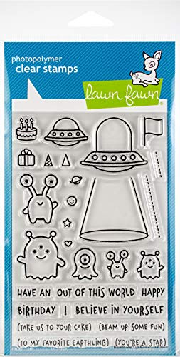Lawn Fawn, Clear Stamp, Beam me up von Lawn Fawn
