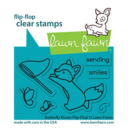 Lawn Fawn, Clear Stamp, Butterfly Kisses flip-Flop von Lawn Fawn