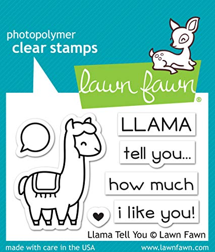 Lawn Fawn, Clear Stamp, Llama Tell You von Lawn Fawn