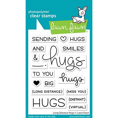 Lawn Fawn, Clear Stamp, Long Distance hugs von Lawn Fawn