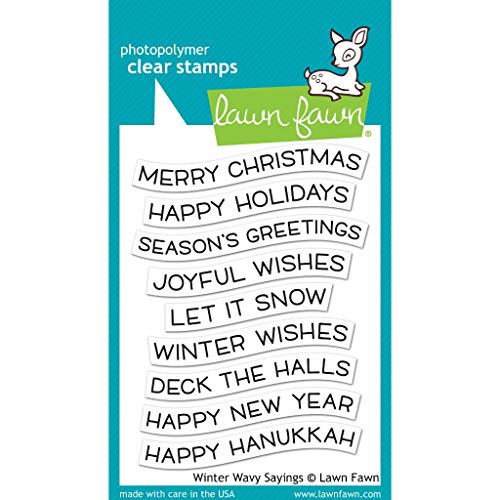 Lawn Fawn, Clear Stamp, Winter Wavy Sayings von Lawn Fawn