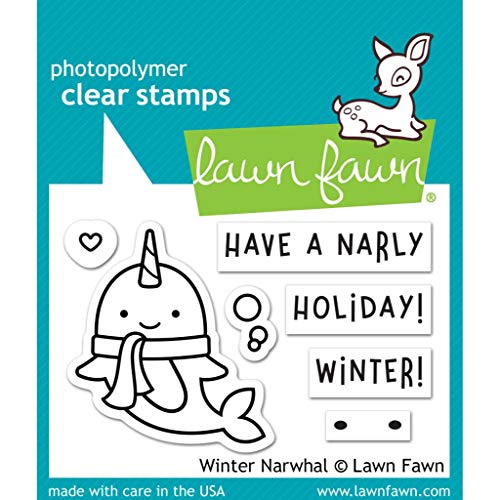 Lawn Fawn, Clear Stamp, Winter narwhal von Lawn Fawn