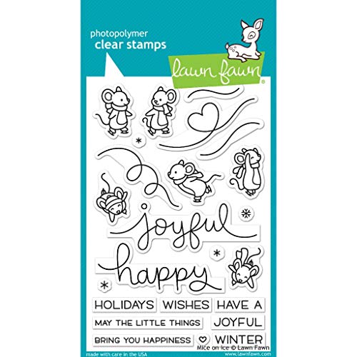 Lawn Fawn, Clear Stamp, mice on Ice Lawn Fawn, Clear Stamp, mice on Ice von Lawn Fawn